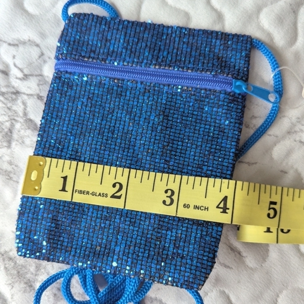 5/$20!! Princess Accessories glitter crossbody coin purse - Picture 5 of 6